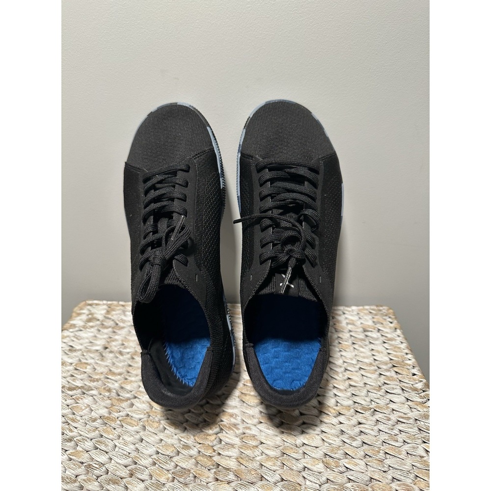 Flux Adapt Trainer Athletic Knit Shoes Sneakers Men's 10.5 Black Camo Blue EUC - Picture 9 of 10